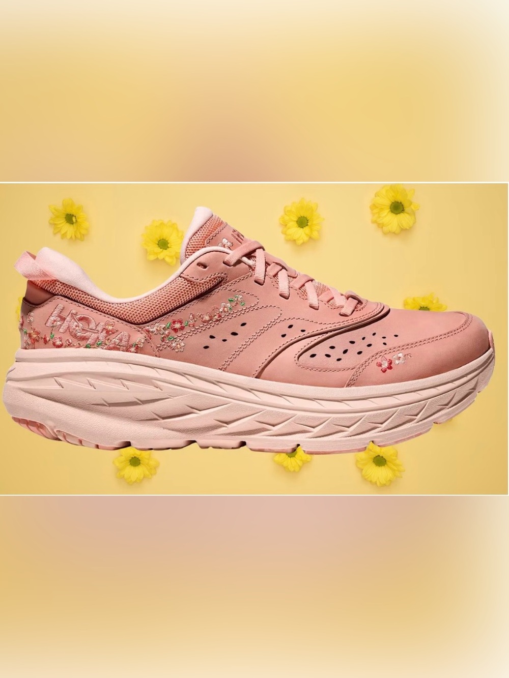 HOKA Vibrant Bloom Bondi L women size 9 preowned - Picture 2 of 16